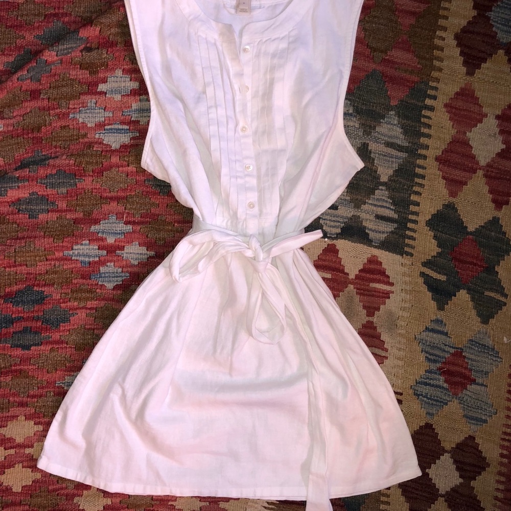 Linen jcrew dress